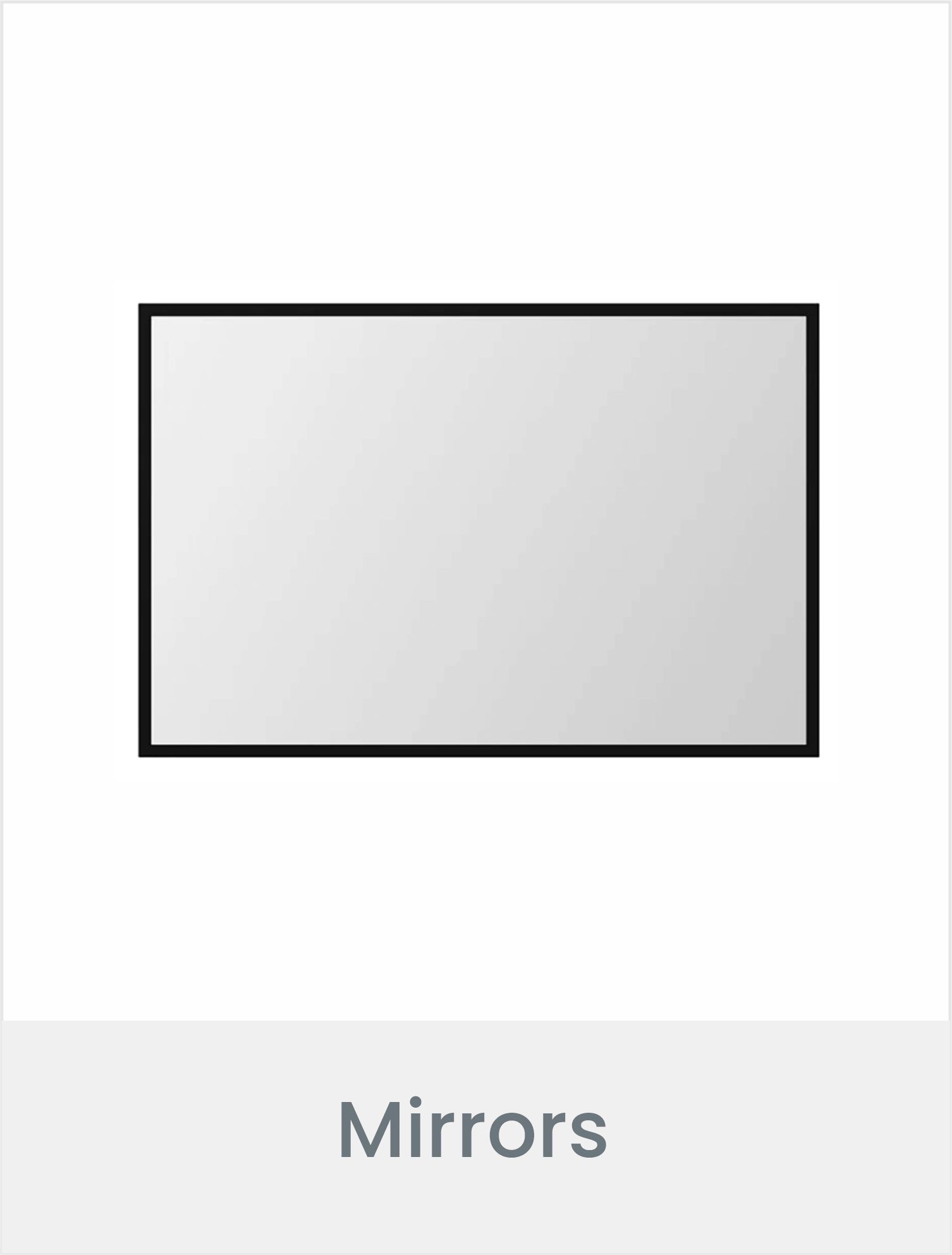 Custom Architectural Framed Mirror Series