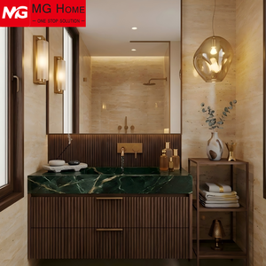 Modular Wood Grain Bathroom Cabinetry