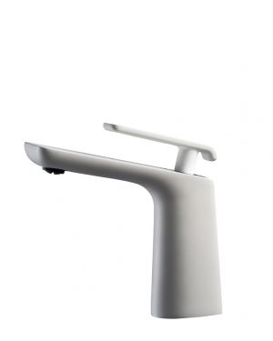 Aqua Adatto Single Lever Faucet Chrome White
