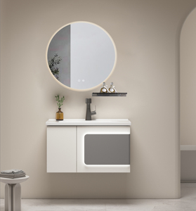 Modern Smart Aluminum LED Mirror Cabinet Wall Mounted