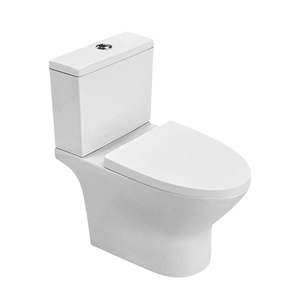 Modern Dual-Flush Two Piece Ceramic WC Toilet Siphonic Jet S-Trap