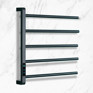 Wholesale 304 Stainless Steel Heated Towel Rack Porte Serviette Chauffant Wall Mounted Electric Towel Rack for Bathroom