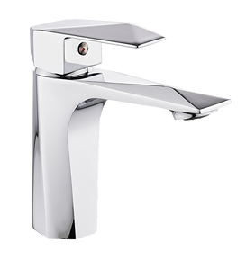 Single-Handle Water-Saving Brass Classic Faucet with Touchless Sensor Polished Finish