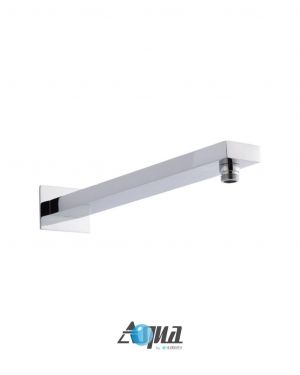 Aqua Piazza 17 Inch Wall Mount Shower Arm Chrome
