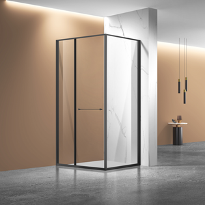 Factory Promotion Square 8mm Glass with Frame Side Open Sliding Shower Enclosure
