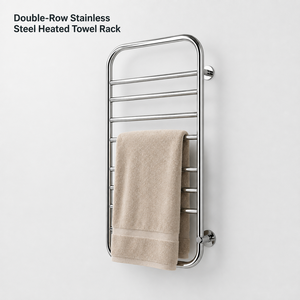 Modern 304 Stainless Steel Electric Heated Towel Rack Wall Mounted Bathroom Towel Warmer for Hotel Villa