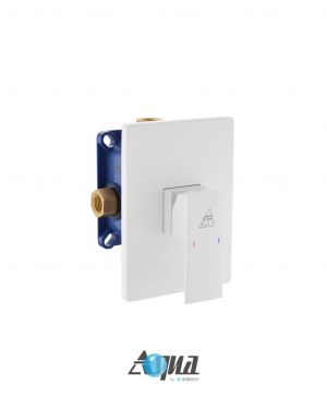Aqua Piazza 1-Way Rough-In Valve White