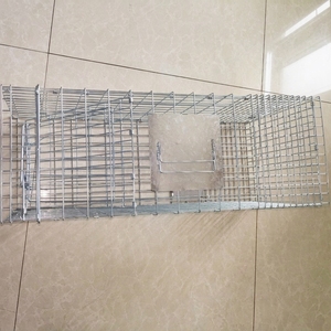 Commercial Grade Galvanized Animal Trap Cage Heavy Duty Metal Wire Humane Live Catch