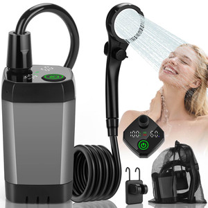 Rechargeable Electric Shower Pump Intelligent Digital Display