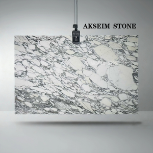 Premium Arabescato Italian Natural Marble Countertop Slab