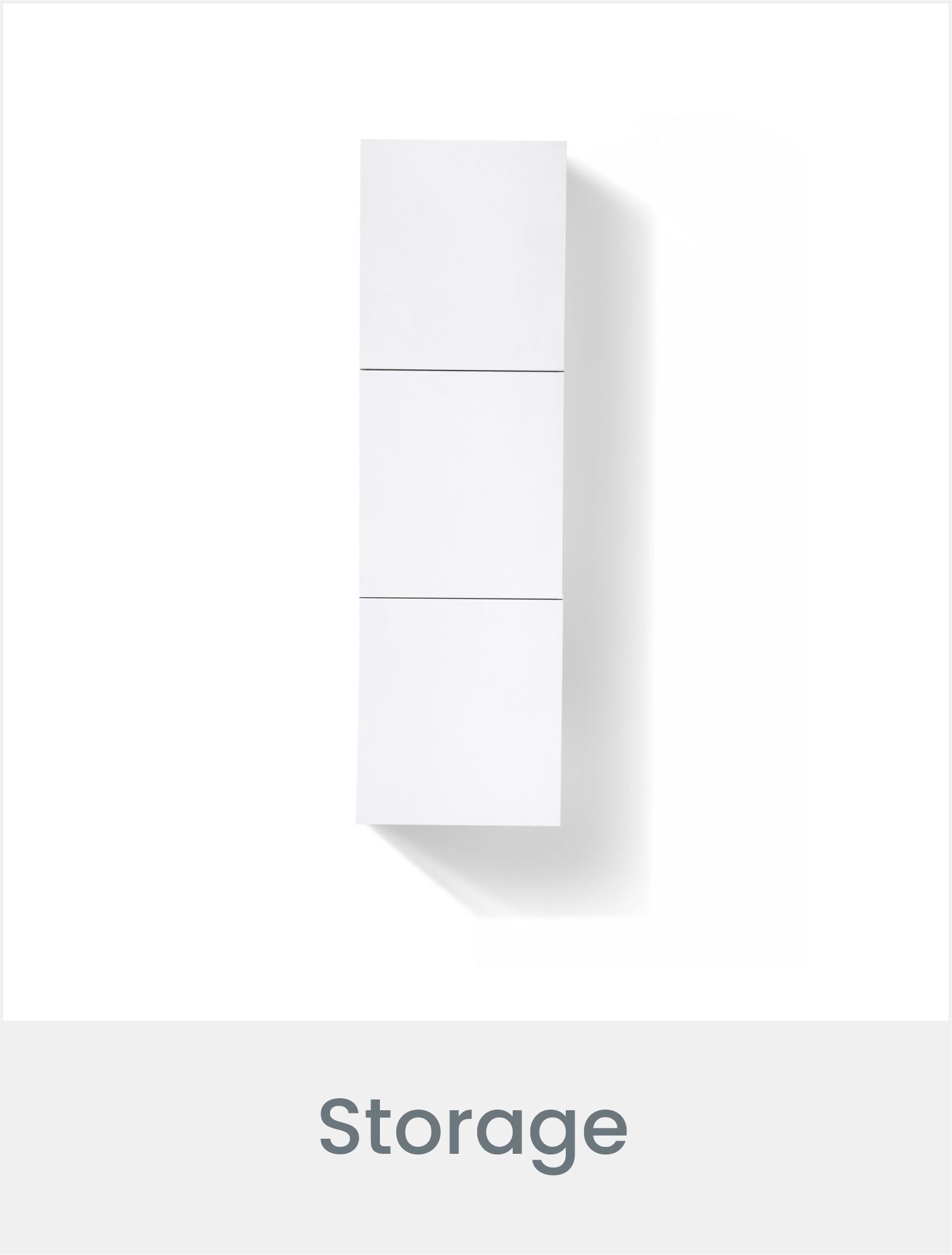 KubeBath Architecture Storage Series Linen Side Cabinet