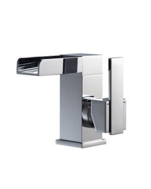 Aqua Fontana Single Lever Waterfall Faucet Chrome