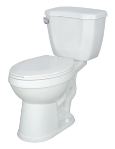 Modern Ceramic Dual-Flush WC Toilet Square Bowl P-Trap Wash