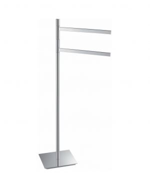 Aqua Chiaro Free Standing Towel Rack Chrome