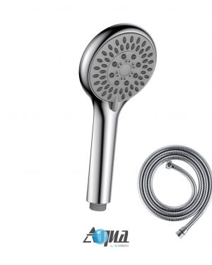 Aqua by KubeBath 4 Inch Multifunction Handheld With Flexible Hose