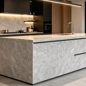 Fancy Wholesale Taj Mahal Quartzite Countertop and Vessel Sink