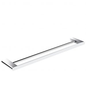 Aqua Chiaro 24 Inch Double Towel Bar Polished Chrome