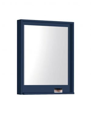 24in Wide Mirror w/ Shelf Navy Blue